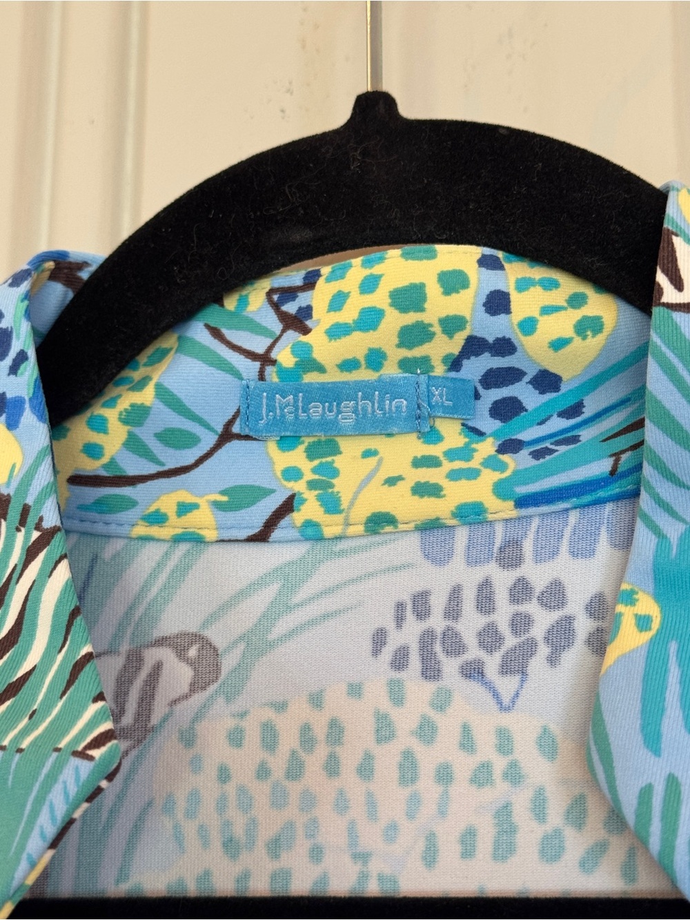 J.  McLaughlin Zebra Women’s Shift Dress size XL Summer pockets - Picture 4 of 7